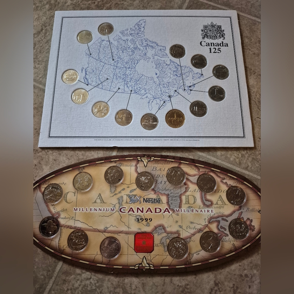 NEST Fragrances Canada Coin Display with Gold and Silver Tones